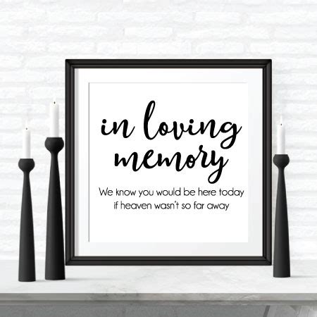 In Loving Memory Wall Quotes™ Decal | WallQuotes.com