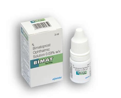 Allopathic bimatoprost Eye Drops, Bottle Size: 3 ML, Packaging Type: Bottle at Rs 308/bottle in ...