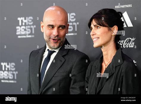 Pep Guardiola and Cristina Serra arriving for The Best FIFA Football ...