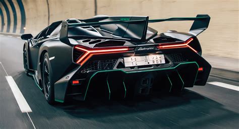 Stunning Lamborghini Veneno Roadster In Satin Black Could Sell For $6 ...