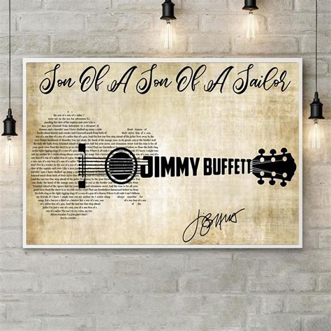 Jimmy Buffett son of a son of a sailor poster | Love posters, Jimmy ...