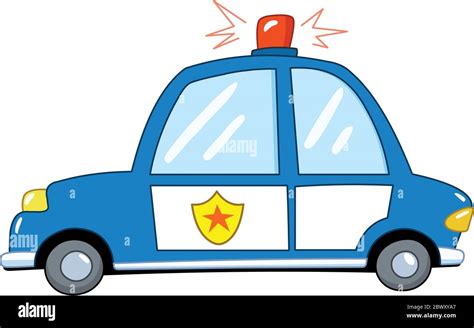 Police car cartoon Stock Vector Image & Art - Alamy