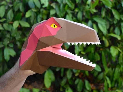 Velociraptor Puppet Paper Pattern Dinosaur Puppet Kids - Etsy