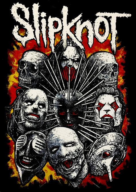 Slipknot Band Art Glossy Poster Print A4 8x10 Hologramed | Etsy