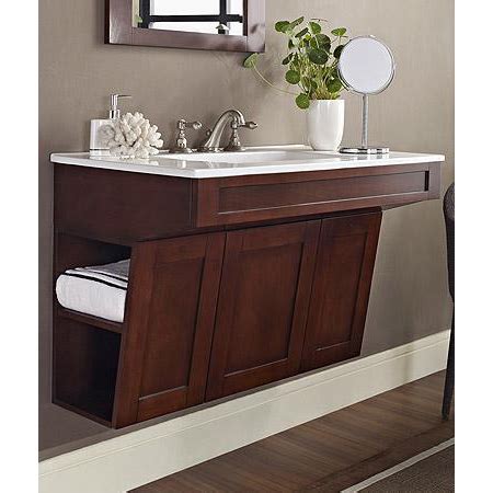 Fairmont Designs Shaker 36" Wall Mount ADA Vanity - Dark Cherry | Free Shipping - Modern Bathroom