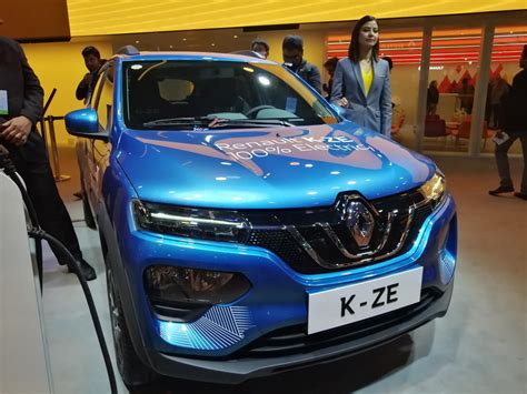 Renault K-ZE (Renault Kwid electric) - Live from Auto Expo 2020