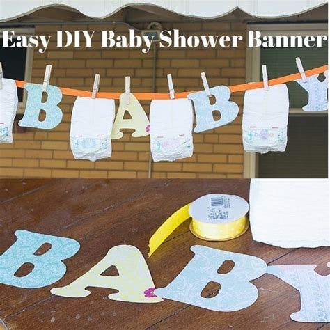 DIY Baby Shower Banner