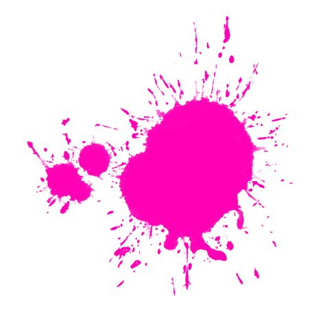 Pink Paint Splatter Background