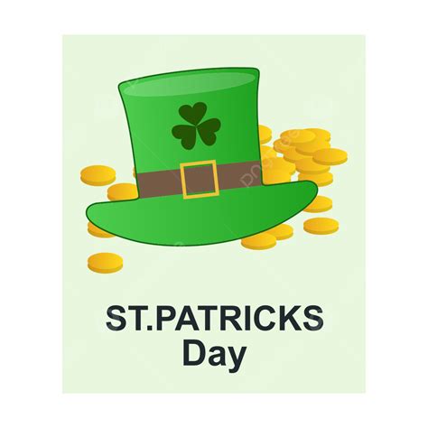 St Patricks Day Vector Hd Images, Irish Holiday St Patricks Day Symbols ...