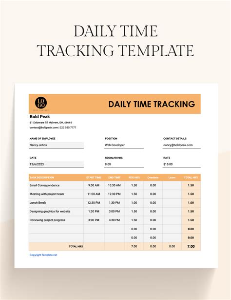 Tracking Sheet Excel Template