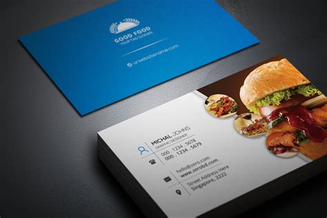 Food Restaurant Business Cards | Creative Daddy