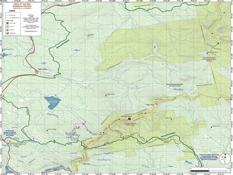 Maine AT Trail Map #5: Saddleback by Eyes Up Adventures | Avenza Maps