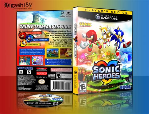 Sonic Heroes Box Art