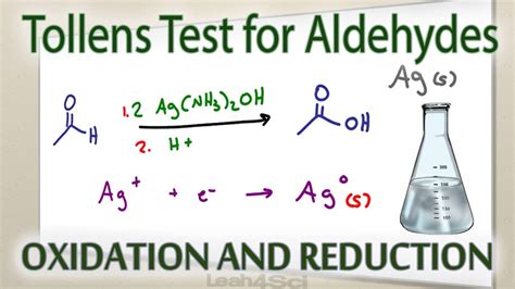 Tollens Reagent Silver Mirror Test for Aldehydes - YouTube