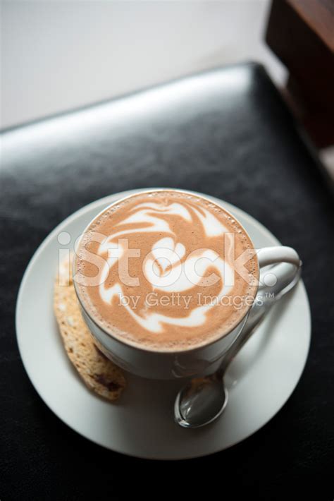 Hot Mocha With Latte Art Stock Photo | Royalty-Free | FreeImages