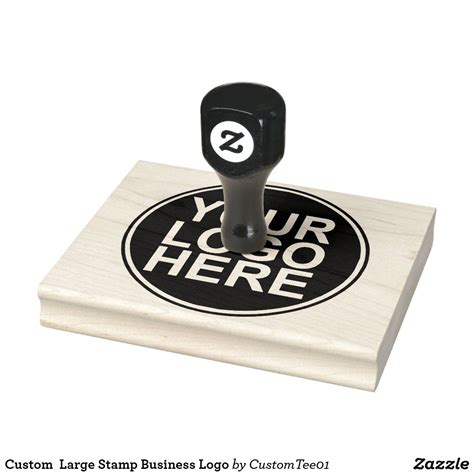 Custom Large Stamp Business Logo | Zazzle.com in 2021 | Business logo ...