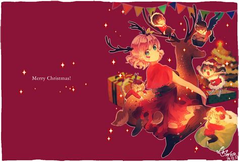 Merry Christmas wallpaper, Christmas, anime, hizrin HD wallpaper ...