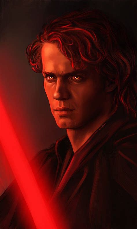 Great Anakin Skywalker fan art (by kanfeta) #starwars | Dark side star ...