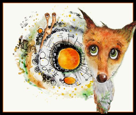 Contemporary Watercolor Fox Art Free Stock Photo - Public Domain Pictures