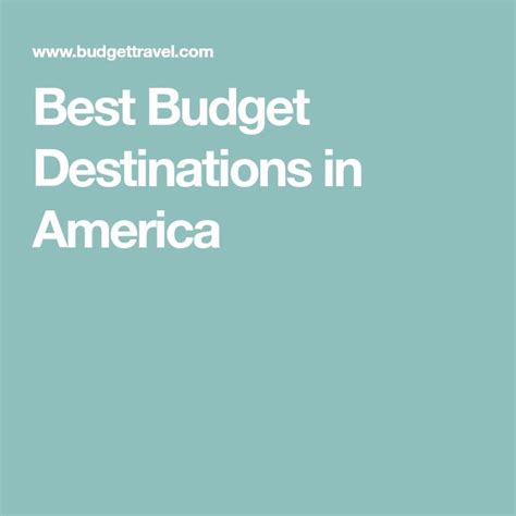 Best Budget Destinations in America, Part IV: The Midwest (With images) | Budget destinations ...