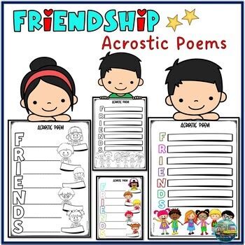 Friendship / Acrostic - POEMS -Fun! by ESL Classroom | TpT