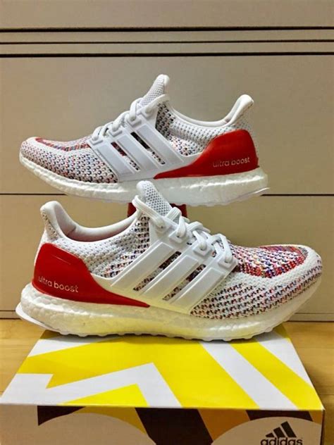 Adidas Ultra Boost 1.0 PK Multicolor White Red BB3911 6.5 & 7US | Kixify Marketplace