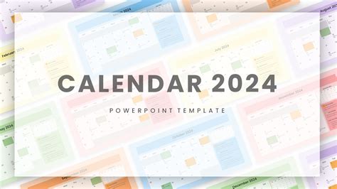 2024 PowerPoint Calendar Template