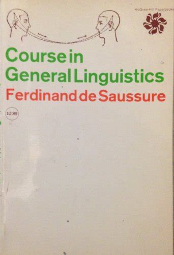 Course In General Linguistics - Ferdinand De Saussure: 9780070165243 ...