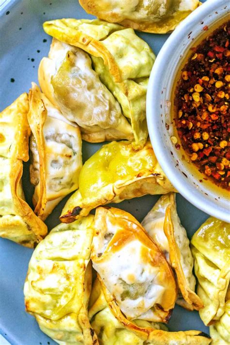 Air Fryer Gyoza - Hungry Healthy Happy