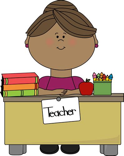 Teacher Desk Clipart Cute Graphics