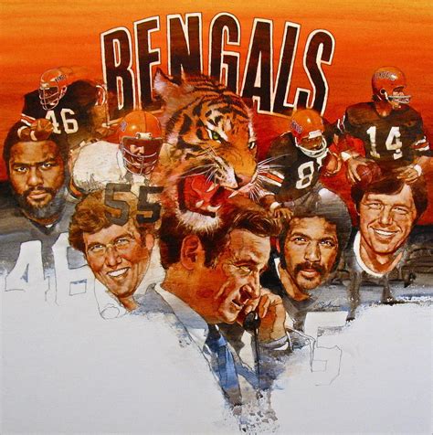 Cincinnati Bengals Painting by Cliff Spohn