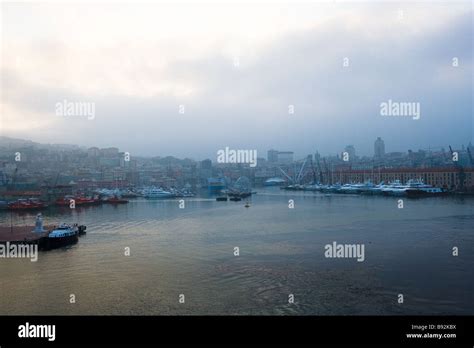 port Genoa, italy Stock Photo - Alamy