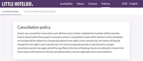 Hotel cancellation policy: Complete guide - Little Hotelier