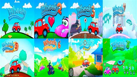 Wheely All Games 1 - 8 Walkthrough All Levels - YouTube