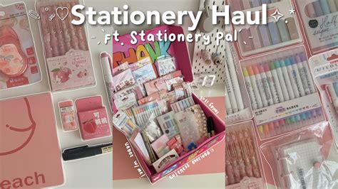 BACK TO SCHOOL 2023 STATIONERY HAUL📓🤍🎀 | Ft. Stationery Pal - YouTube