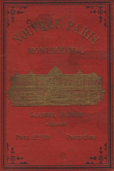Nouveau Paris monumental [cover title] by Paris (France): Map | Zamboni & Huntington