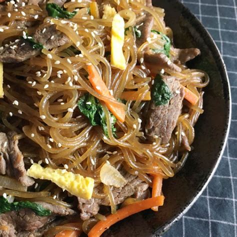 Korean Sweet Potato Noodles (Japchae) | A DAY IN THE KITCHEN