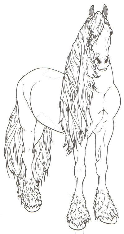 Friesian Horse by ReQuay on deviantART | Desenhos para colorir cavalos, Desenhos de animais ...