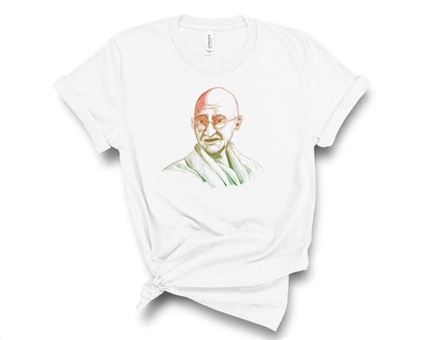 Mahatma Gandhi Unisex T-shirt #52083 | DesiClik.com, USA