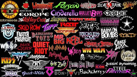 80s Rock Band Logo - LogoDix