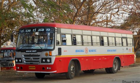 Hemant AutoclickZ : K.S.R.T.C Express Bus by Azad coach on Ashok Leyland Viking BS4 iEGR chassis.