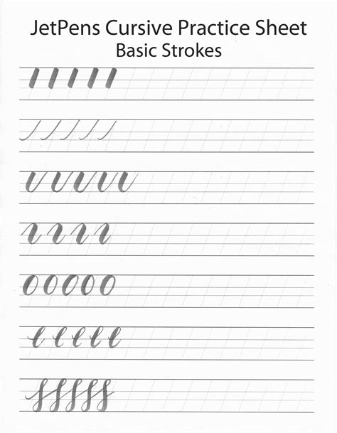 Free Printable Calligraphy Practice Sheets