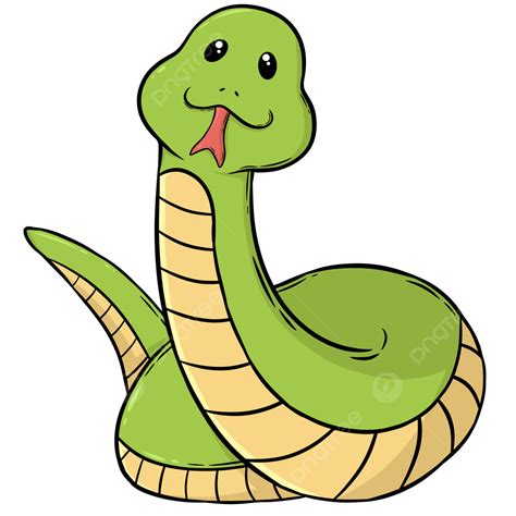 a green snake with its tongue out