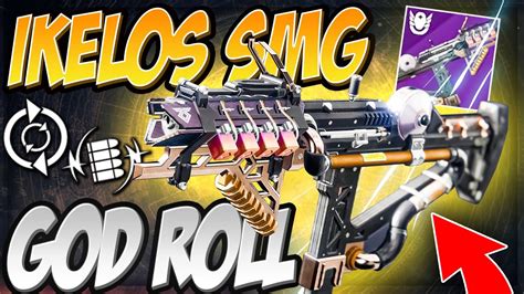 IKELOS SMG PvE GOD ROLL | Destiny 2 Season of the Seraph (IKELOS_SMG_v1 ...