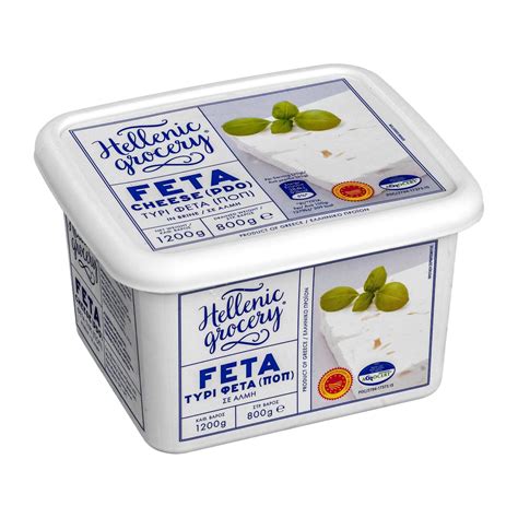 Greek feta cheese (PDO) in brine, 800g