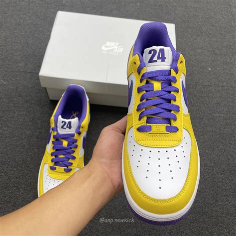 Kobe Bryant x Nike Air Force 1 Low Purple Gold Color FZ1151-100