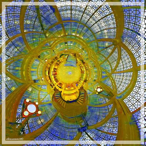 The Rookery Building Interior Upshot Digital Art by Ellen Cannon - Fine ...