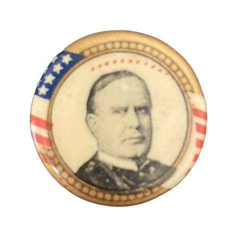 William McKinley Campaign Button (MCKINLEY-025) - CampaignButtons.com