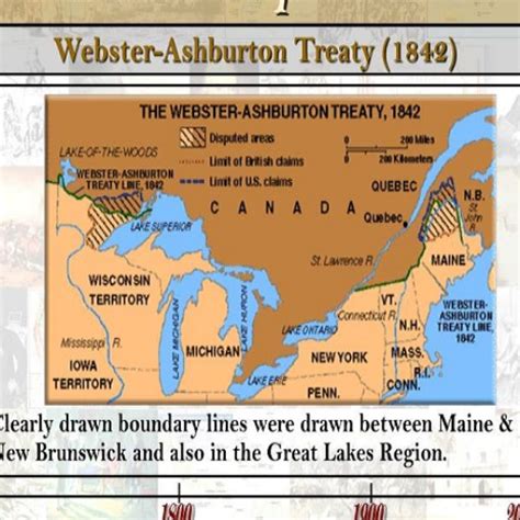 aug 9, 1842 - Webster-Ashburton Treaty (Timeline)