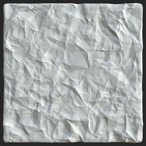 TextureCan - Crumpled A4 Paper (FREE PBR Texture)